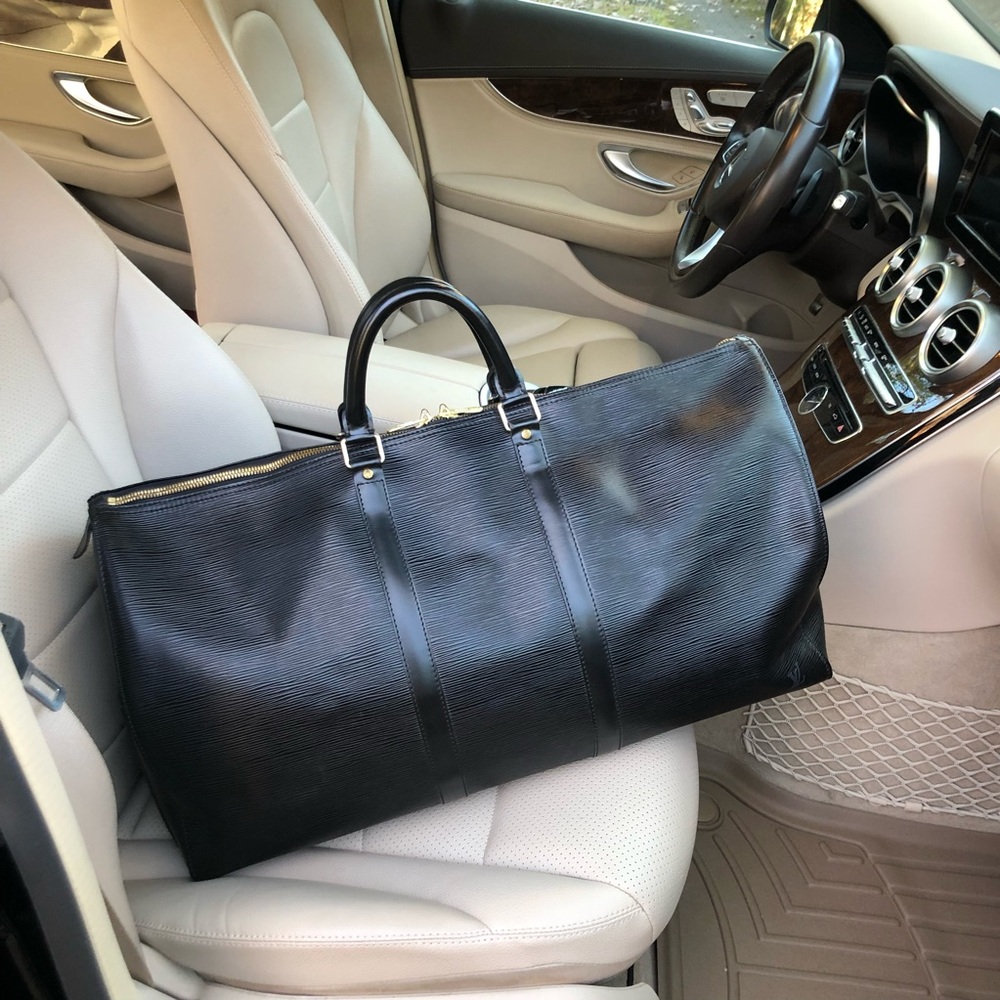 Louis Vuitton Black Epi 4 Piece Travel Set - Picture 3 of 10